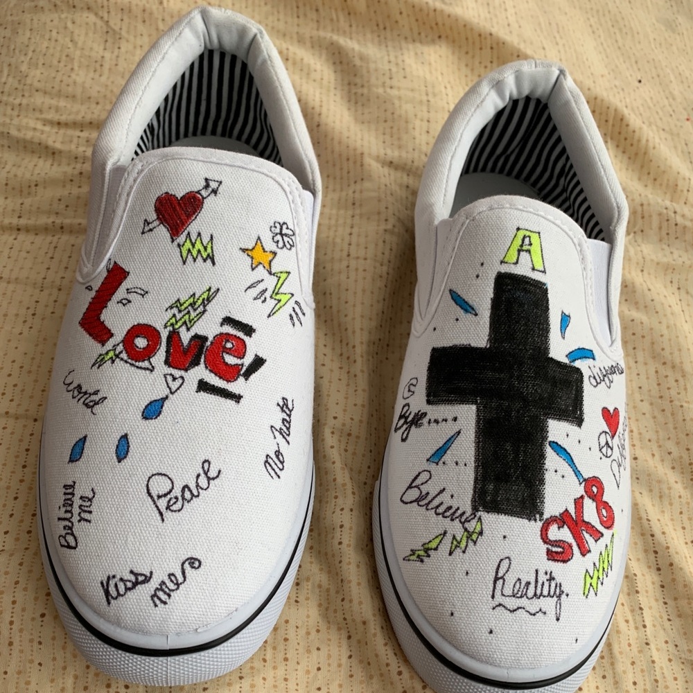 Customized Slip On Shoes 2019 !!!! Last Pair